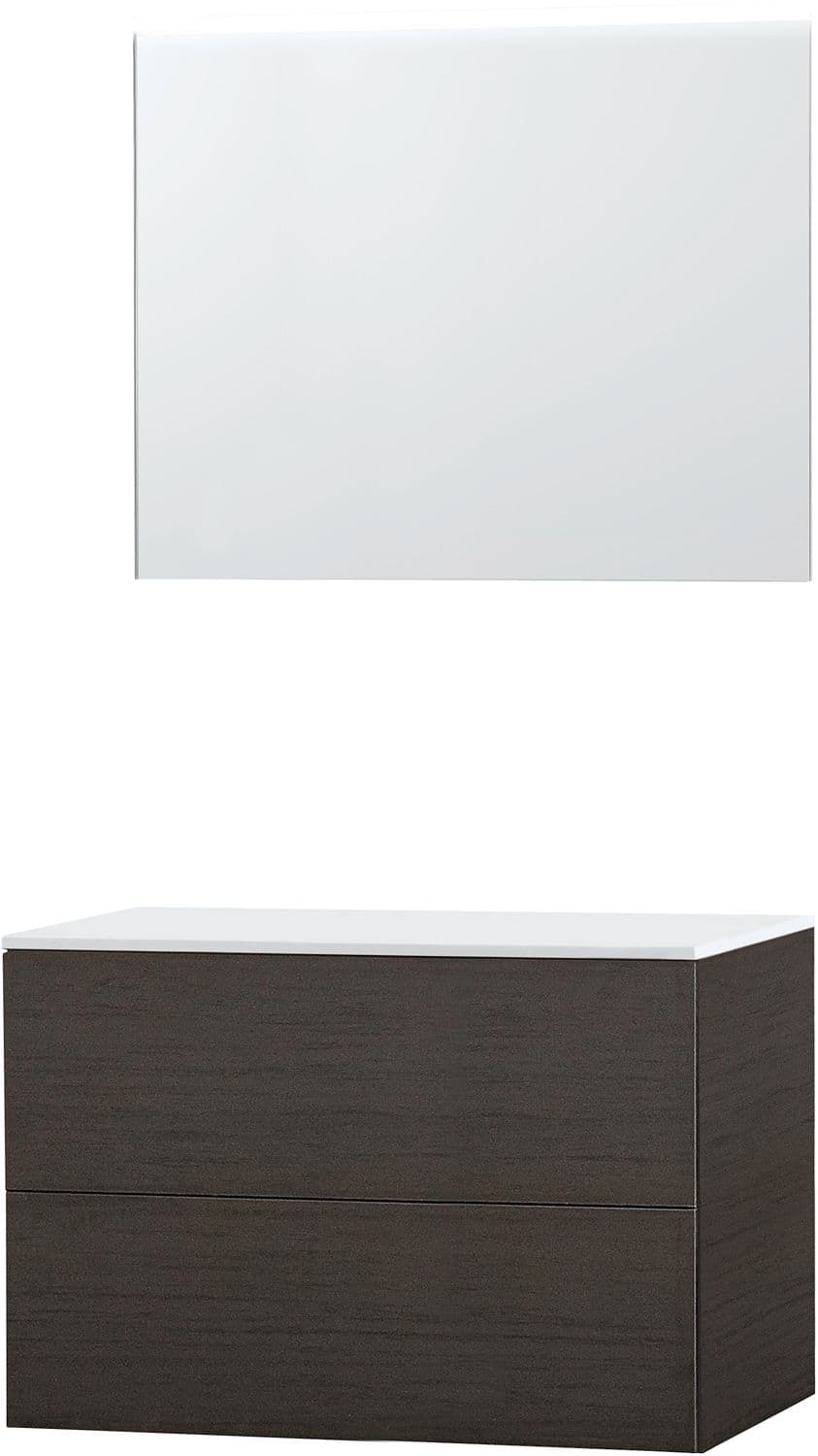 MEUBLE PURO SOLO WENGE 90 SOLID A POSER MIROIR