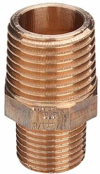 Bronzen XL draadnippel 2" 1/2 Viega