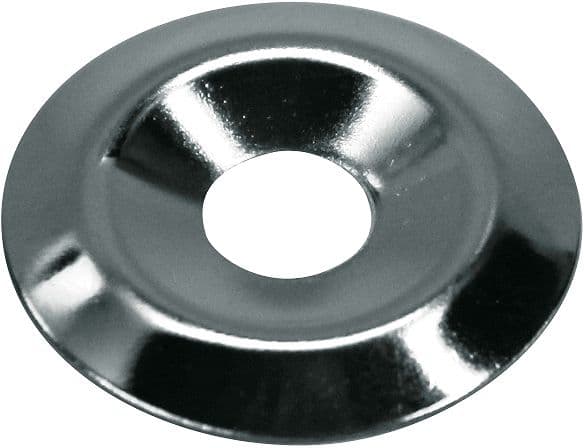 ROSACE POUR VIS 6 x 20 MM CHROME