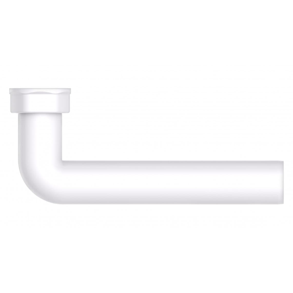98837448 KS coude de sortie, blanc, 1 1/2" F x 235 mm x 40 mm