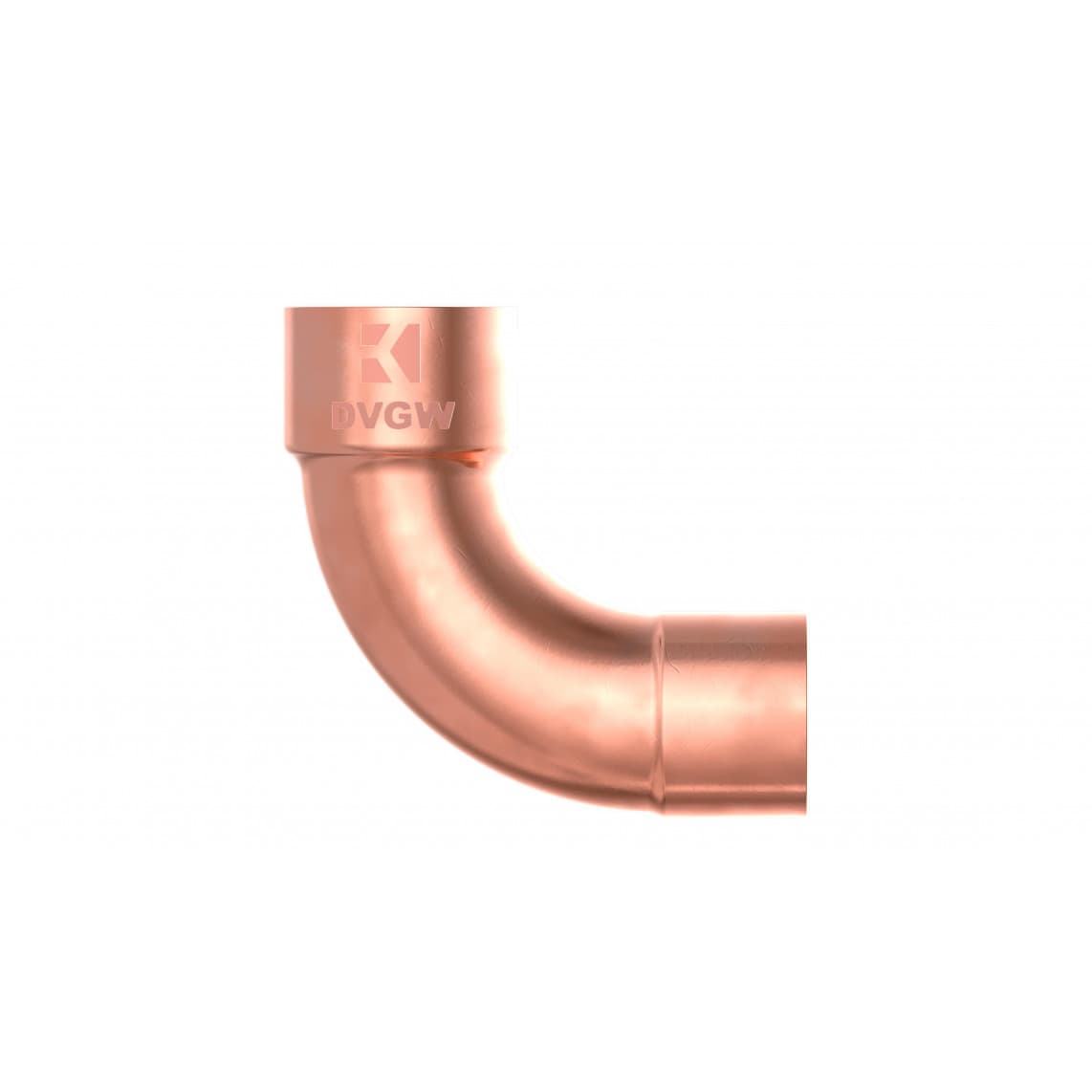 989028655 CU arc 90°, vierge, 18 mm, 1 manchon, (5001a) (10x)