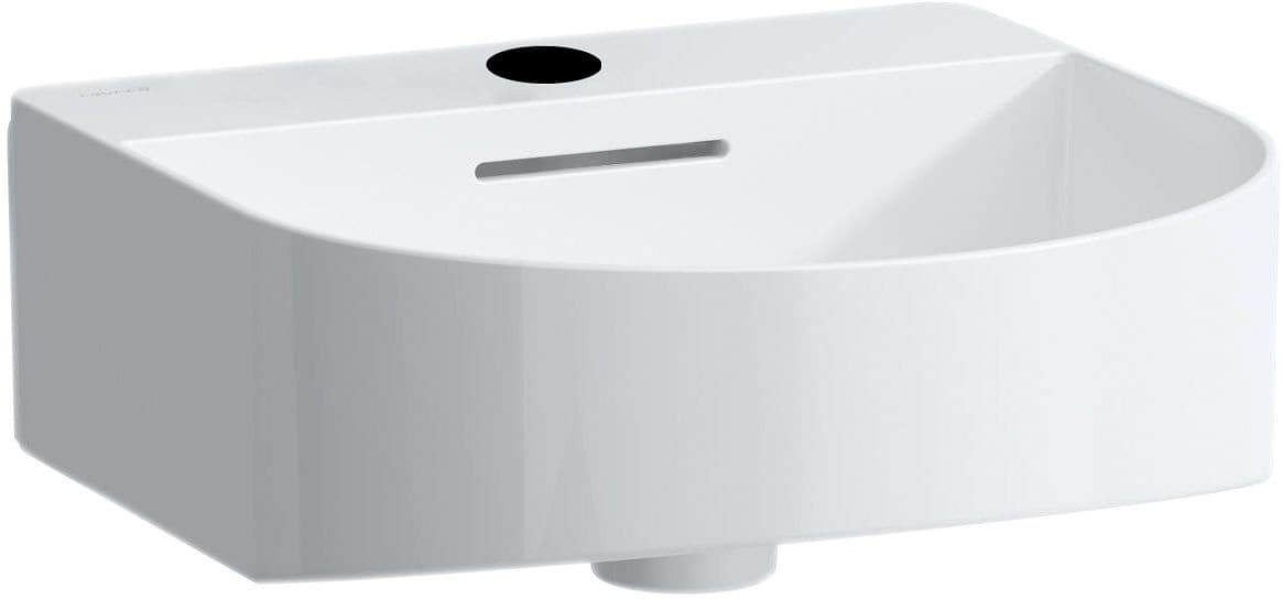 LAVABO SONAR LAUFEN 41X42 +TROU ROBINET/TROP-PLEIN CLEAN COAT BLANC