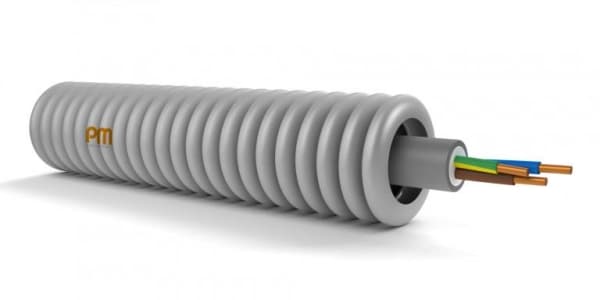 Tube précâblé xvb 3G1.5 en rouleau de 100m classe CPR: CCA s3d2a3