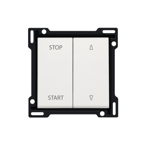 Set de finition pour interrupteur pour volets à verrouillage électrique, couleur white