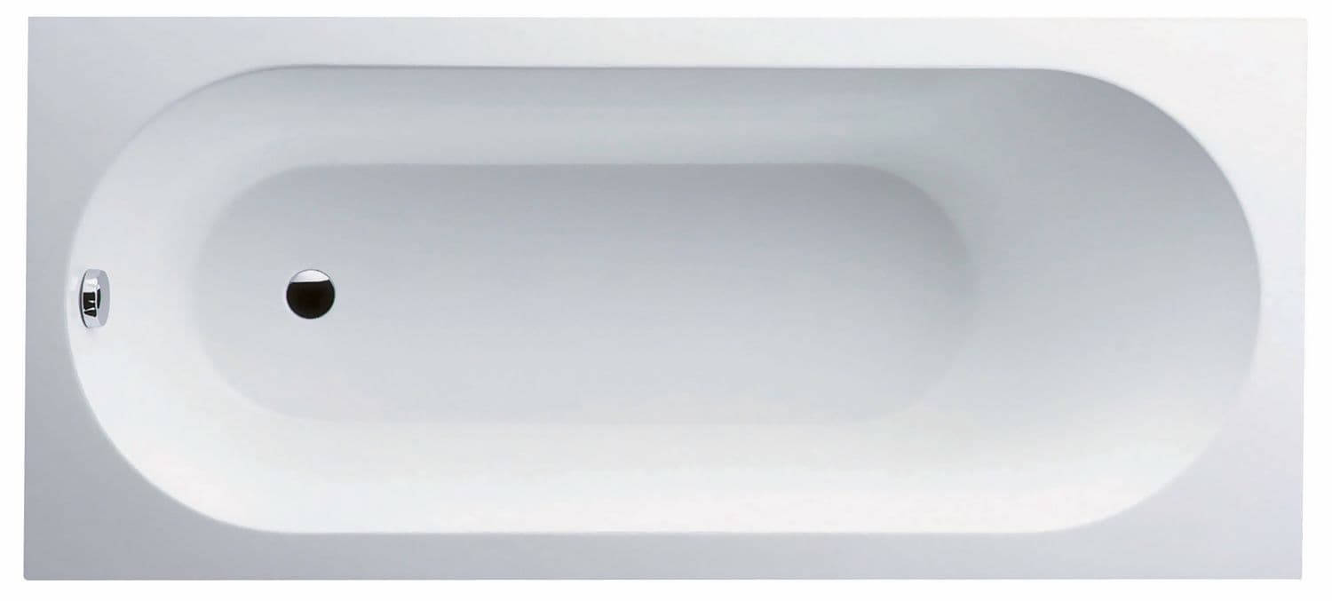 BAIN QUARYL OBERON V&B + PIEDS 170-75CM BLANC
