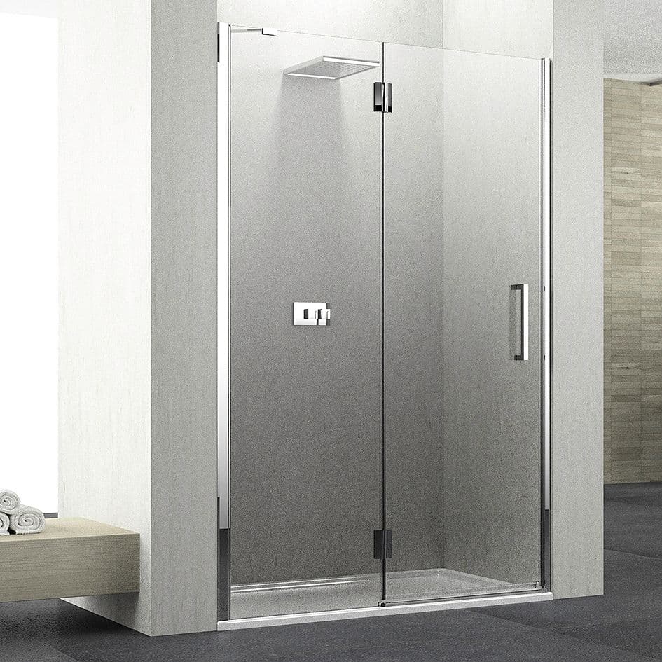 PORTE PIVOTANTE LIFT 77-80 H195 GAUCHE CHROME-CLAIR