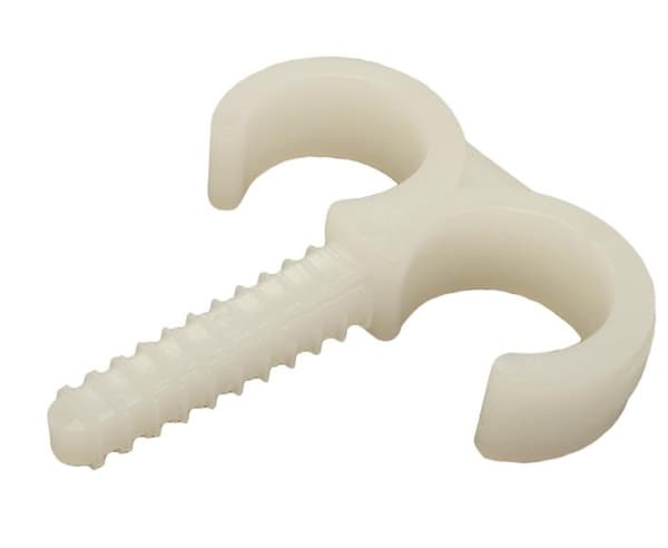 Clips cheville en PVC - double 2 x 16 - 20mm