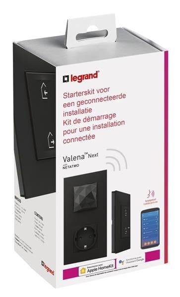 Valena NWN - kit de démarrage avec passerelle + prise Noir
