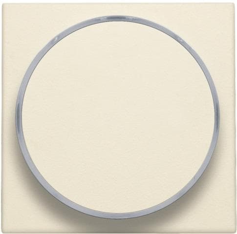 Set de finition avec anneau transparent sans symbole pour bouton-poussoir 6A avec Led couleur Creme