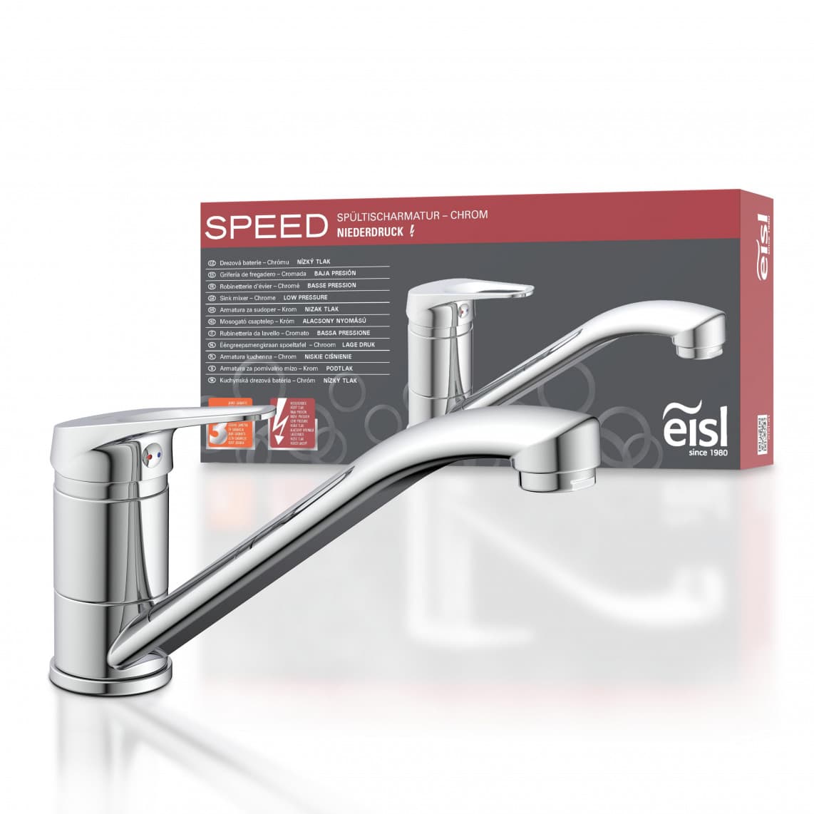 NI182SCR-LP SPEED Sink mixer low pressure, chrome