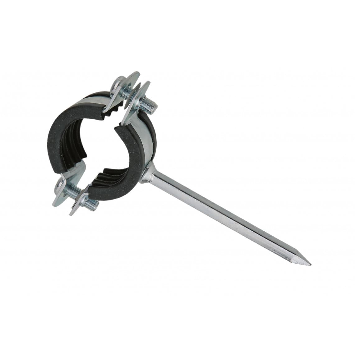 973580755 collier pour tuyau, 1/2", insonorisé, avec clou à frapper (10x)