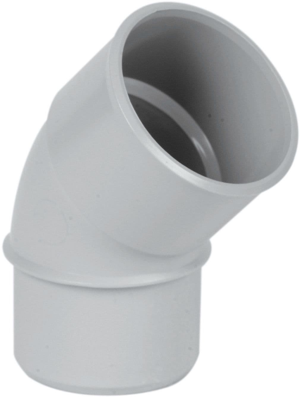 COUDE PVC ROND BLANC 67GR.80MM