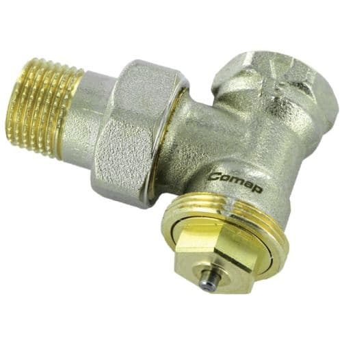 Robinet de radiateur thermostatique equerre 3/8 Comap