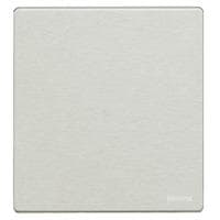 Plaque recouvrement Magic pleine - 6 modules - Aluminium
