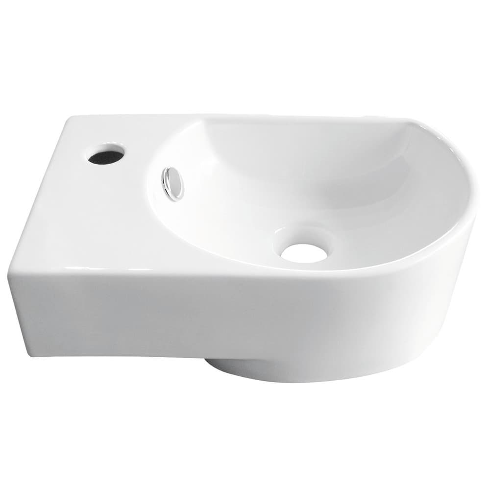 GO by Van Marcke Flexy lave-mains gauche 41x27x14,2 cm blanc
