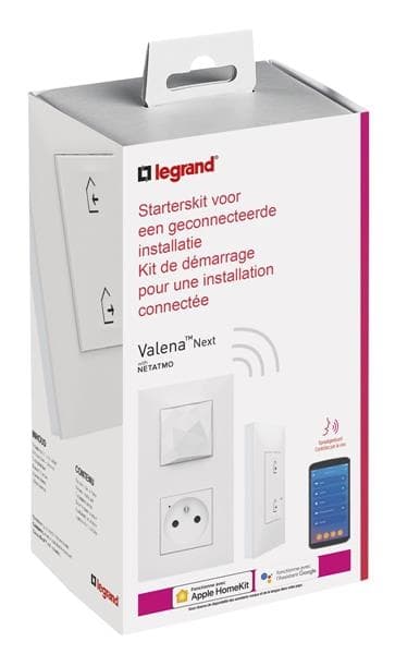 Valena NWN - kit de démarrage avec passerelle + prise Blanc