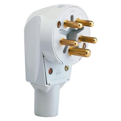 Fiche étoile 3 pôles + N + T 32A Grise