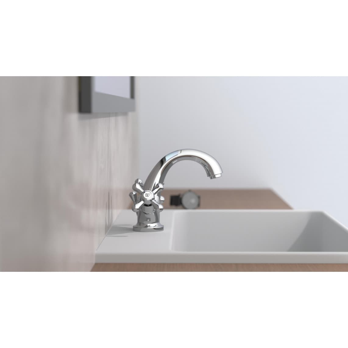 33510 ELK Mitigeur lavabo, chromé