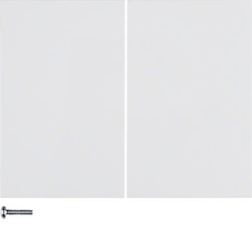 Touche pour variateur électronique universel double Berker K.1 / K.5 Blanc polaire brillant