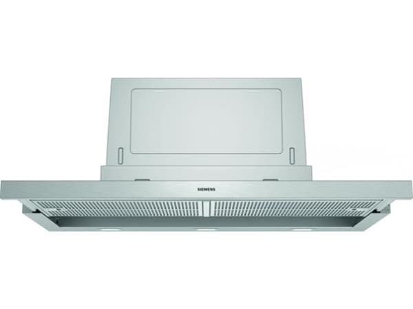 Hotte IQ300 télescopique 90cm, Silver, iQdrive, 3 niveaux + 1 intensif, 396 / 728,8m³ / h, 53dB, bou