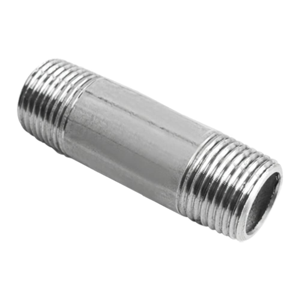 Eco mamelon en tube galvanisé 4/4"M 15 cm