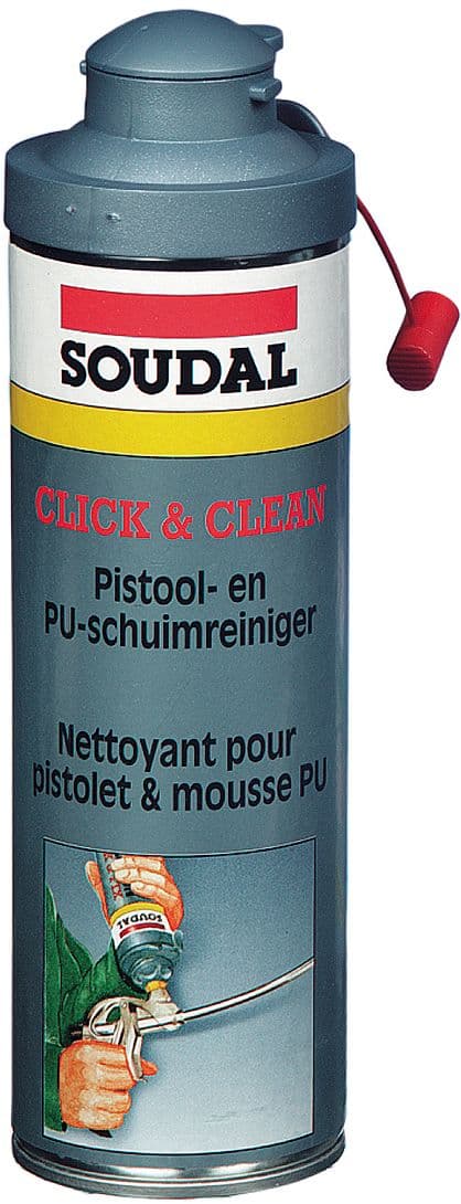 NETTOYANT POUR PISTOLET & MOUSSE PU SOUDAL CLICK&CLEAN 500ML