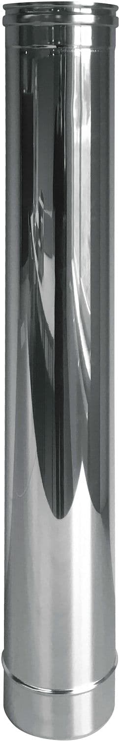 TUYAU INOX SIMPLE PAROI   1M 130MM