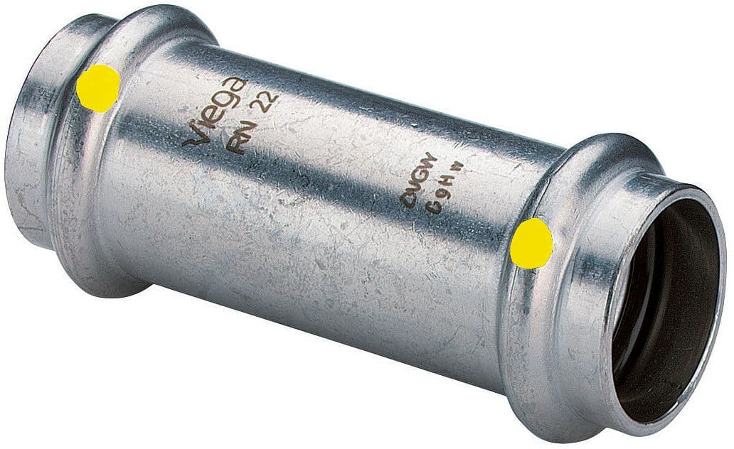 MANCHON COULISSANT 35MM SANPRESS INOX GAZ VIEGA