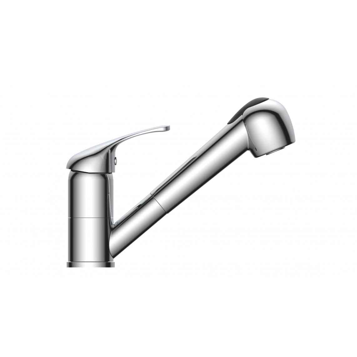 NI183CRT GRANDE VITA CLASSIC Mitigeur évier avec douchette à rincer extractible, chromé