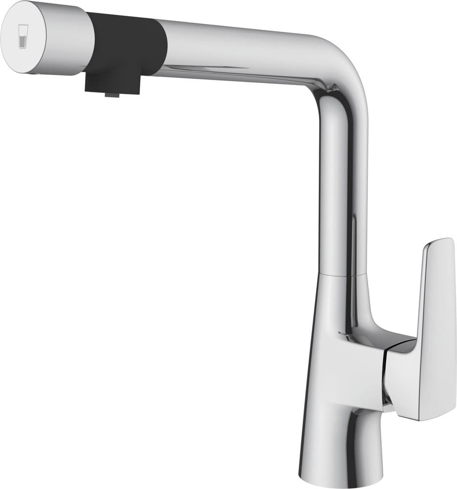 GO by Van Marcke Spirit mitigeur évier monocommande eau filtré bec mobile chromé