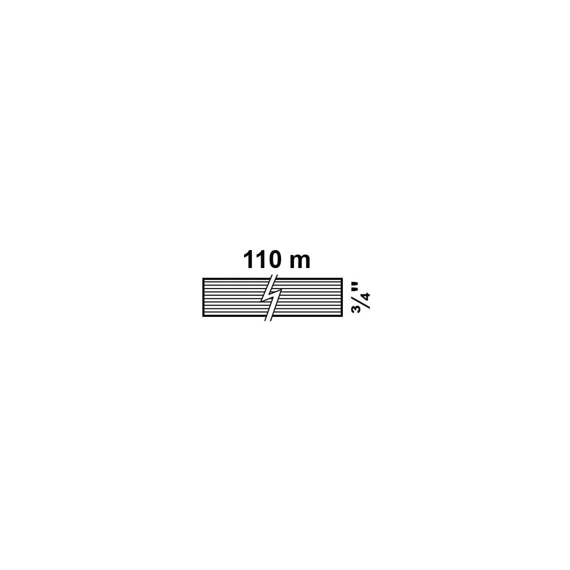 98657610 WAS tuyau d'évacuation 110 m - rouleau, ø intérieur: 3/4", sans pression