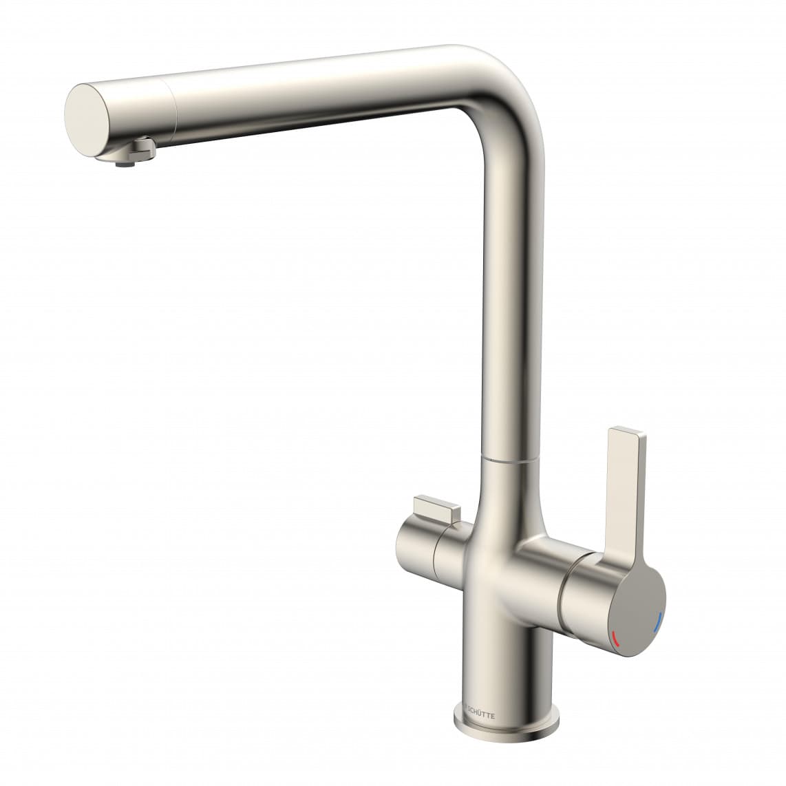 99805 AQUASTAR PRO Drinking water sink mixer, stainless steel look, with filter system