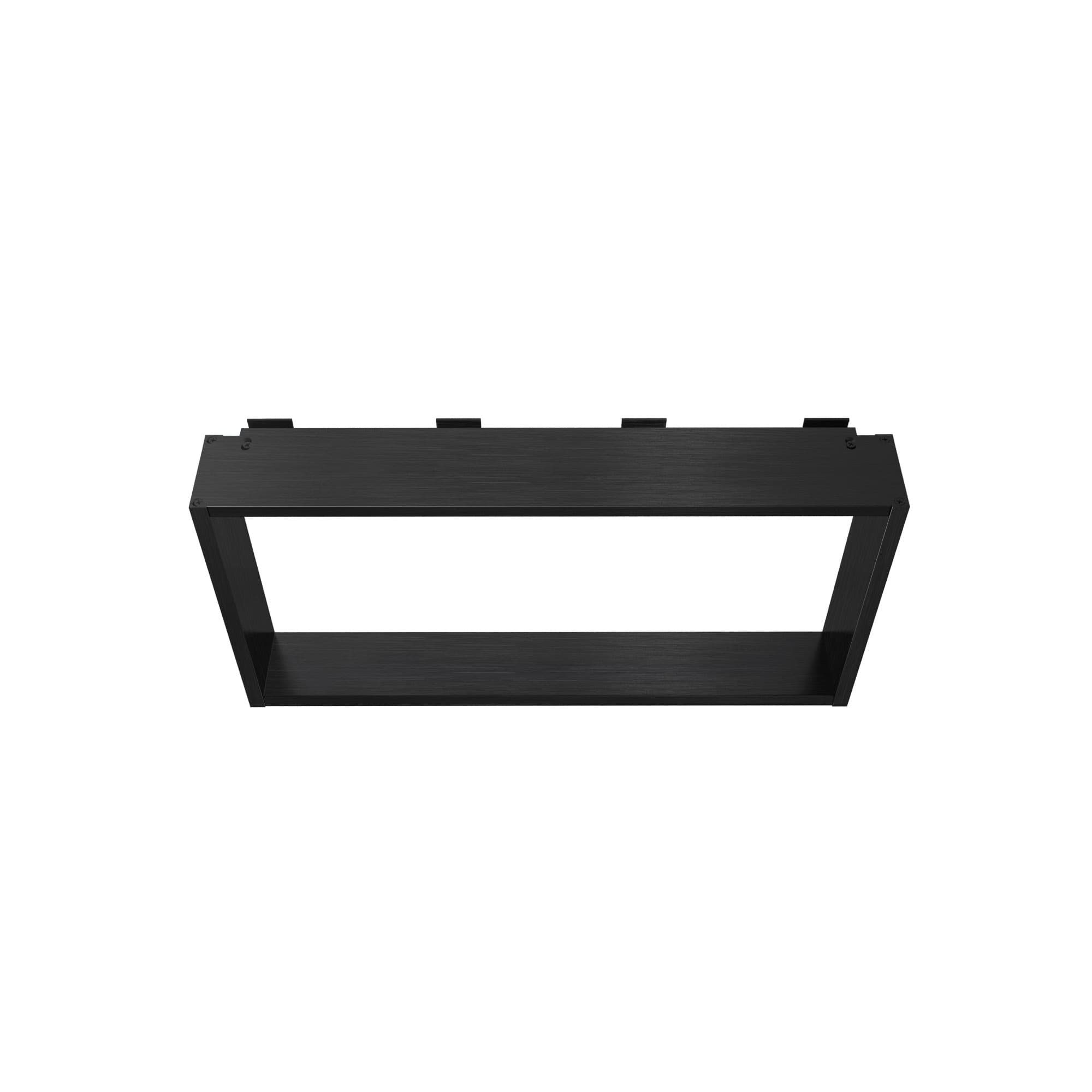 Surface Niche For Shower Wall - 4 Towel Hooks - Aluminium - 60X30X8 CM - Gunmetal
