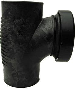 PIECE DE DEBOUCHAGE PE SILENT GEBERIT 90° 135MM