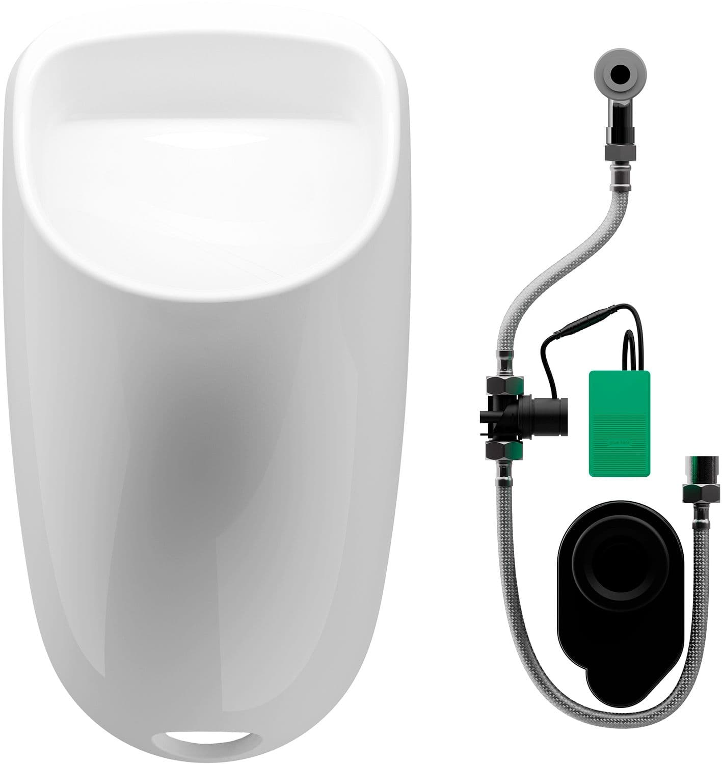 URINOIR U4 AVEC SIPHON IPEE 6V BATTERIE BLANC