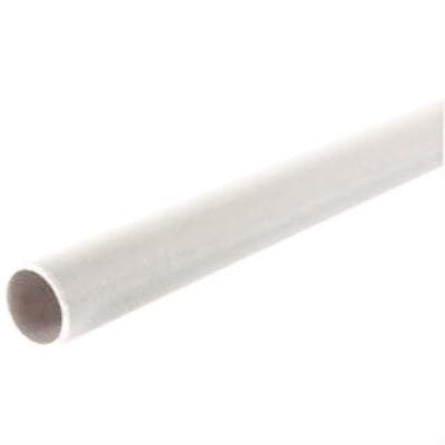 Tube PVC métrique 20mm Blanc