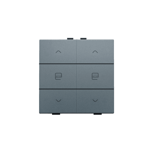Commande de moteur double pour Niko Home Control, couleur blue grey coated