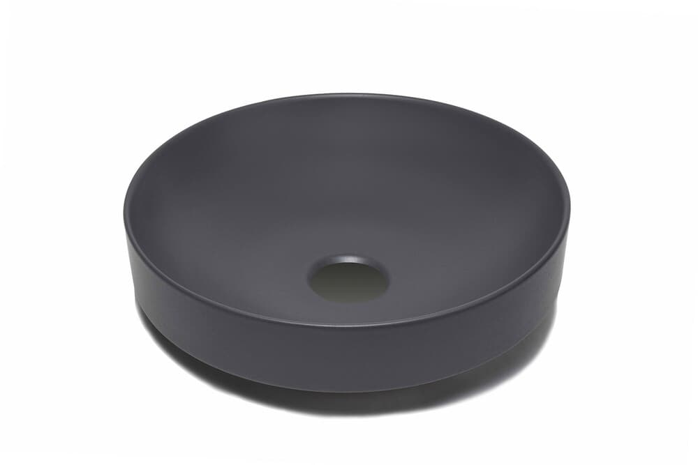 GO by Van Marcke Elene vasque à poser rond anthracite mat