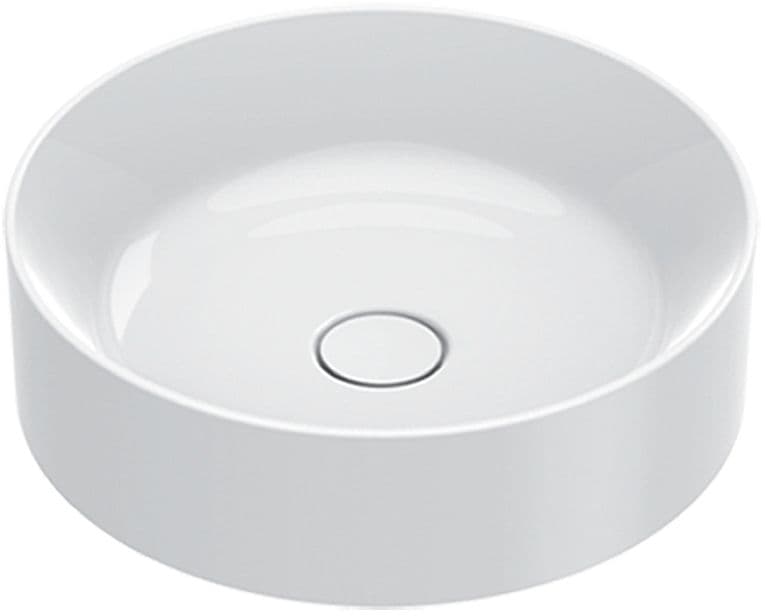 VASQUE A POSER ZERO CATALANO CATAGLAZE+ DIAMETRE 45 H13 SANS TROP-PLEIN BLANC