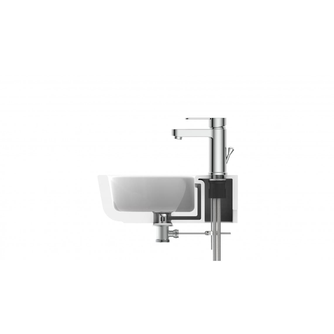 34210 ELEPHANT Mitigeur lavabo, chromé