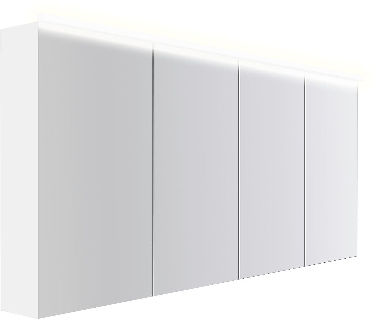 ARMOIRE TOILETTE COFFEE 4 PORTES 1800MM 4250K BLANC MAT