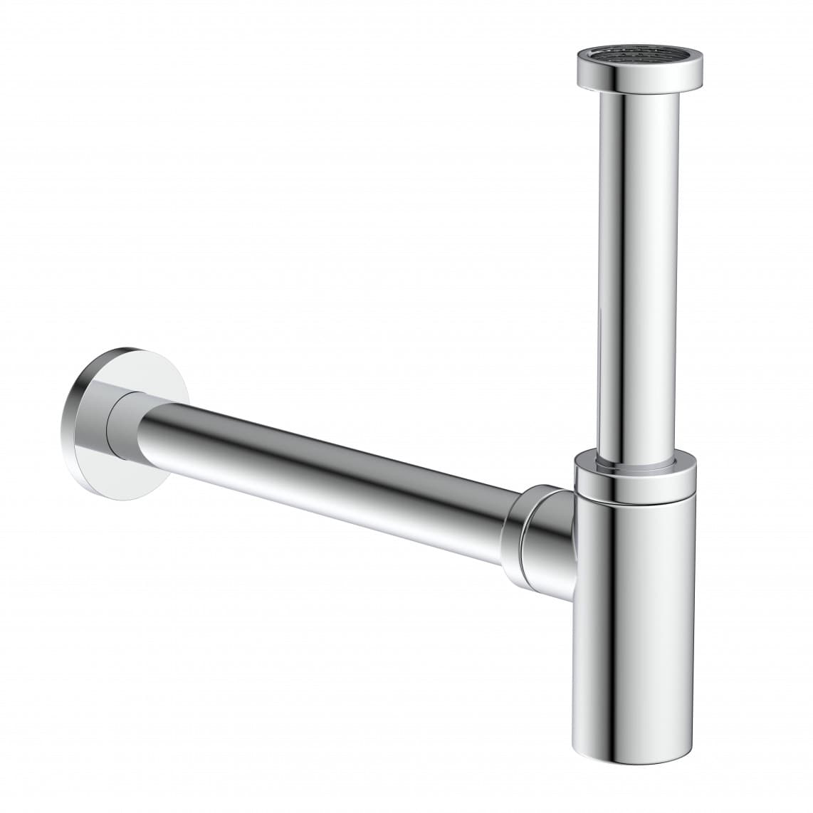 98803818 siphon à bouteille design, chromé, 1 1/4'''' x 32 mm, rond