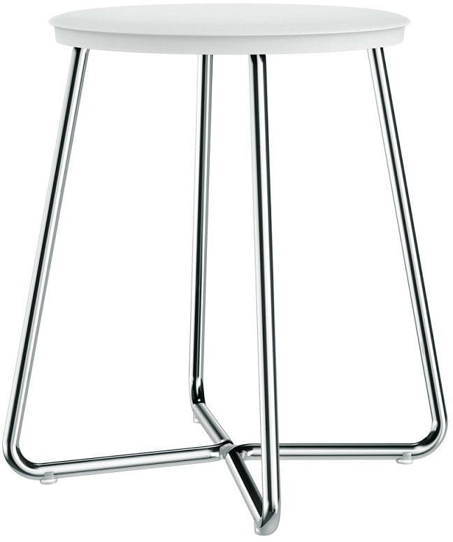 TABOURET ARCHITECT COSMIC CHROME/BLANC