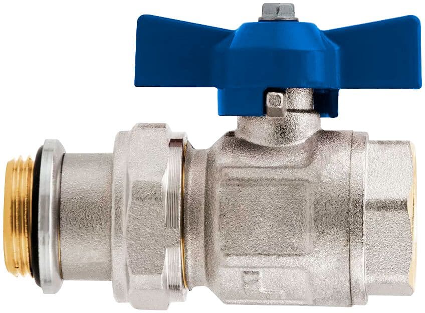 VANNE A BILLE 3/4" BLEU UNI.COLLECTEUR