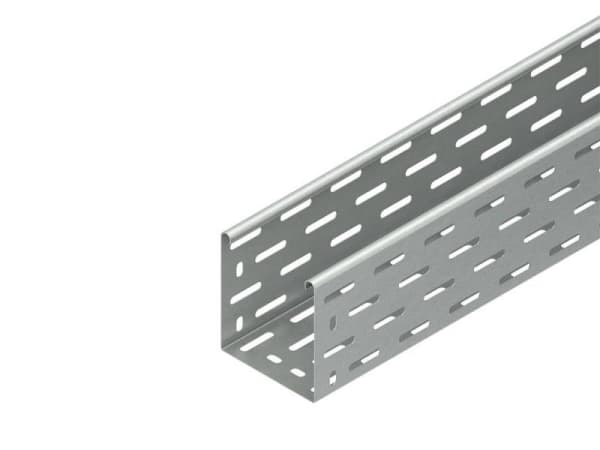 Chemin de câble + éclisse en U, longueur = 3m, épaisseur = 1mm, sendzimir