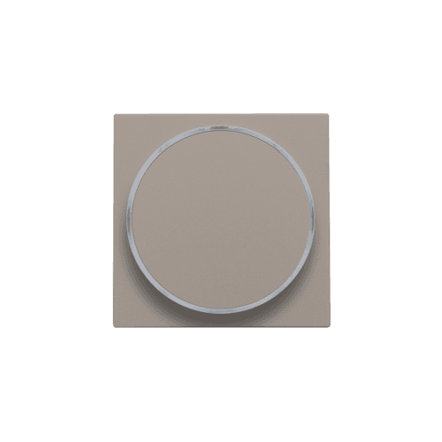 Set de finition avec anneau transparent sans symbole pour bouton-poussoir 6 A avec LED couleur ambre avec culot E10, couleur bronze coated