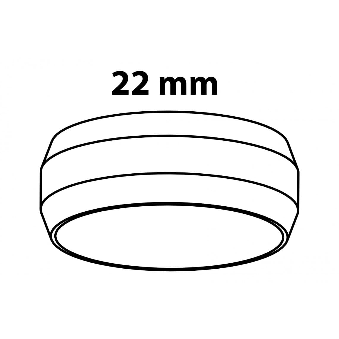 989461517 CU anneau de compression, vierge, 22 mm, raccord à serrer pour tube en cuivre (5x)
