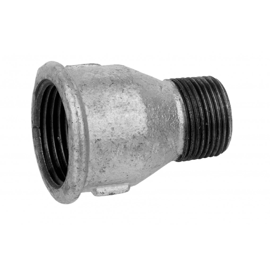 989758255 FM manchon/mamelon réducteur, galvanisé, 1" F x 1/2" M, (246)