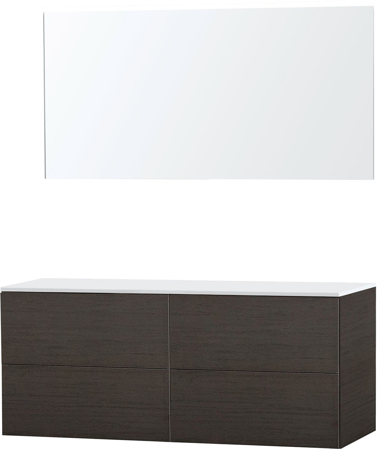 MEUBLE PURO DUO WENGE 140 SOLID A POSER MIROIR