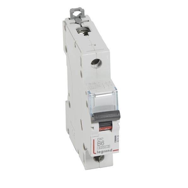 Disjoncteur DX³ 6000A / 10kA 1 pôle courbe B 06A 230 / 400V - 1 module